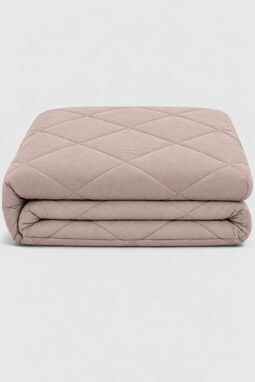 Reversible Double Bed Comforter - Peach & Ivory (Prism)
