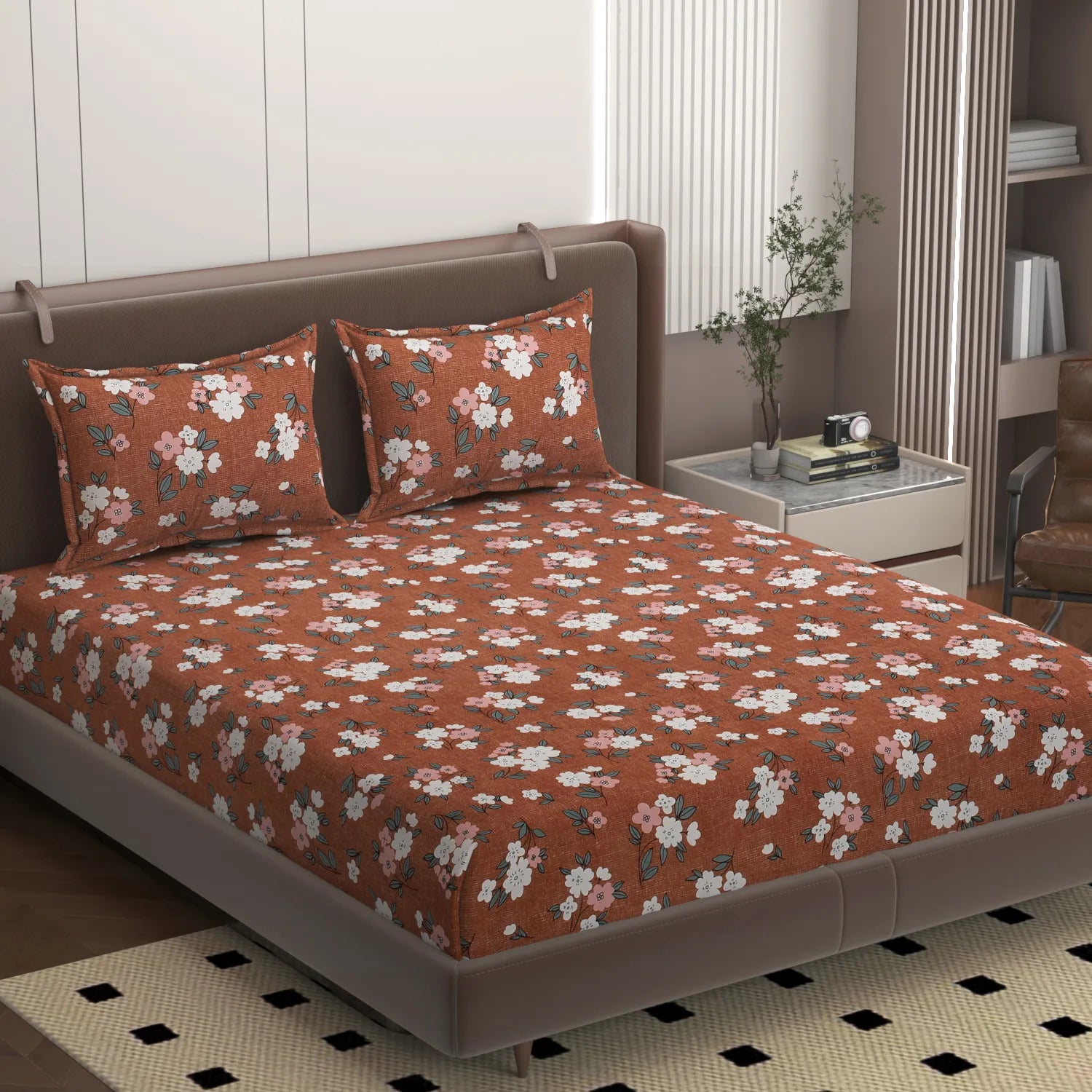 Picasa - King - Fitted Bedsheet (78×72 inches)