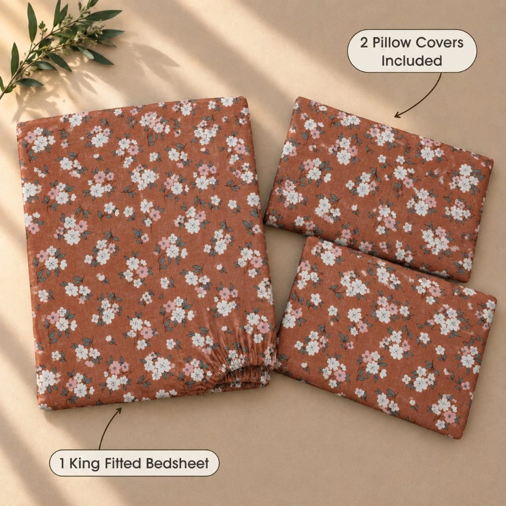 Picasa - King - Fitted Bedsheet (78×72 inches)