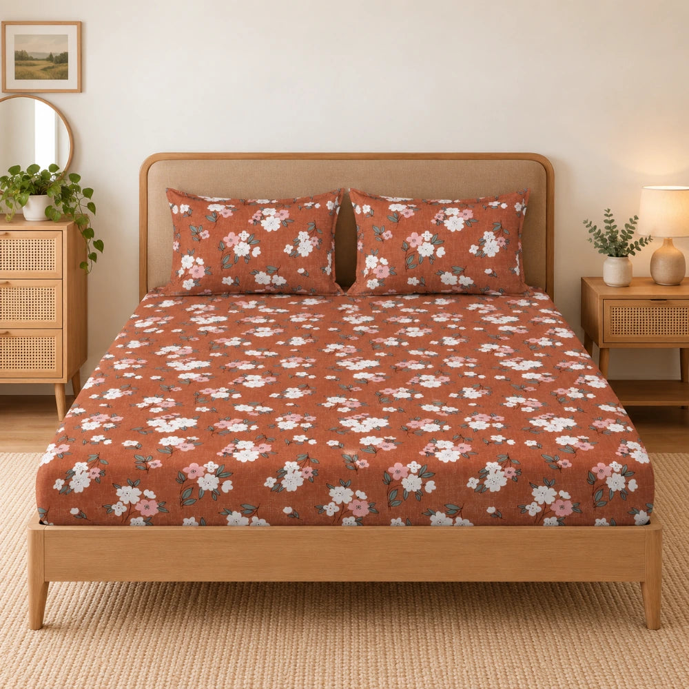 Picasa - King - Fitted Bedsheet (78×72 inches)