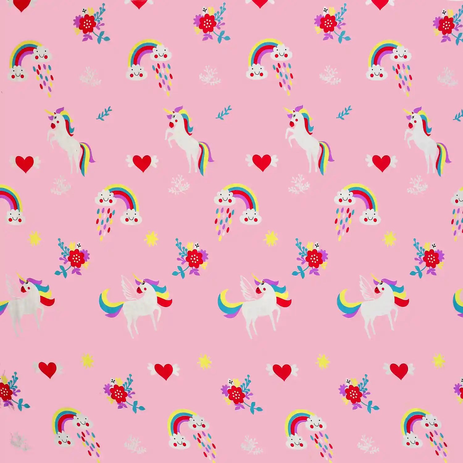 Pinkray - Queen/Double - Fitted Bedsheet (76×72 inches)