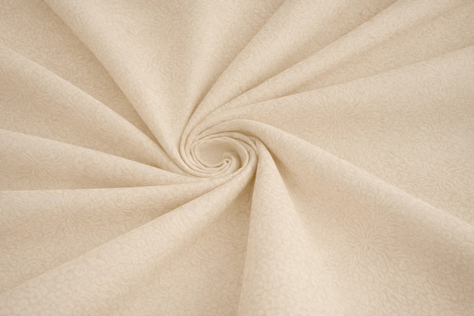 Regalia Cream - Embossed Flat King Size Bedsheet (108×108 inches)