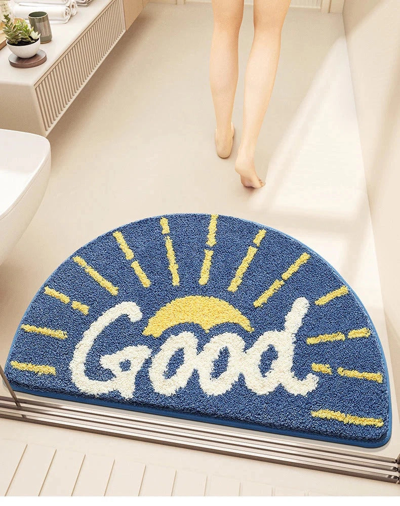 Rise And Shine - Anti-Slip Microfibre Doormat (40x60 cm) - Pack of 1