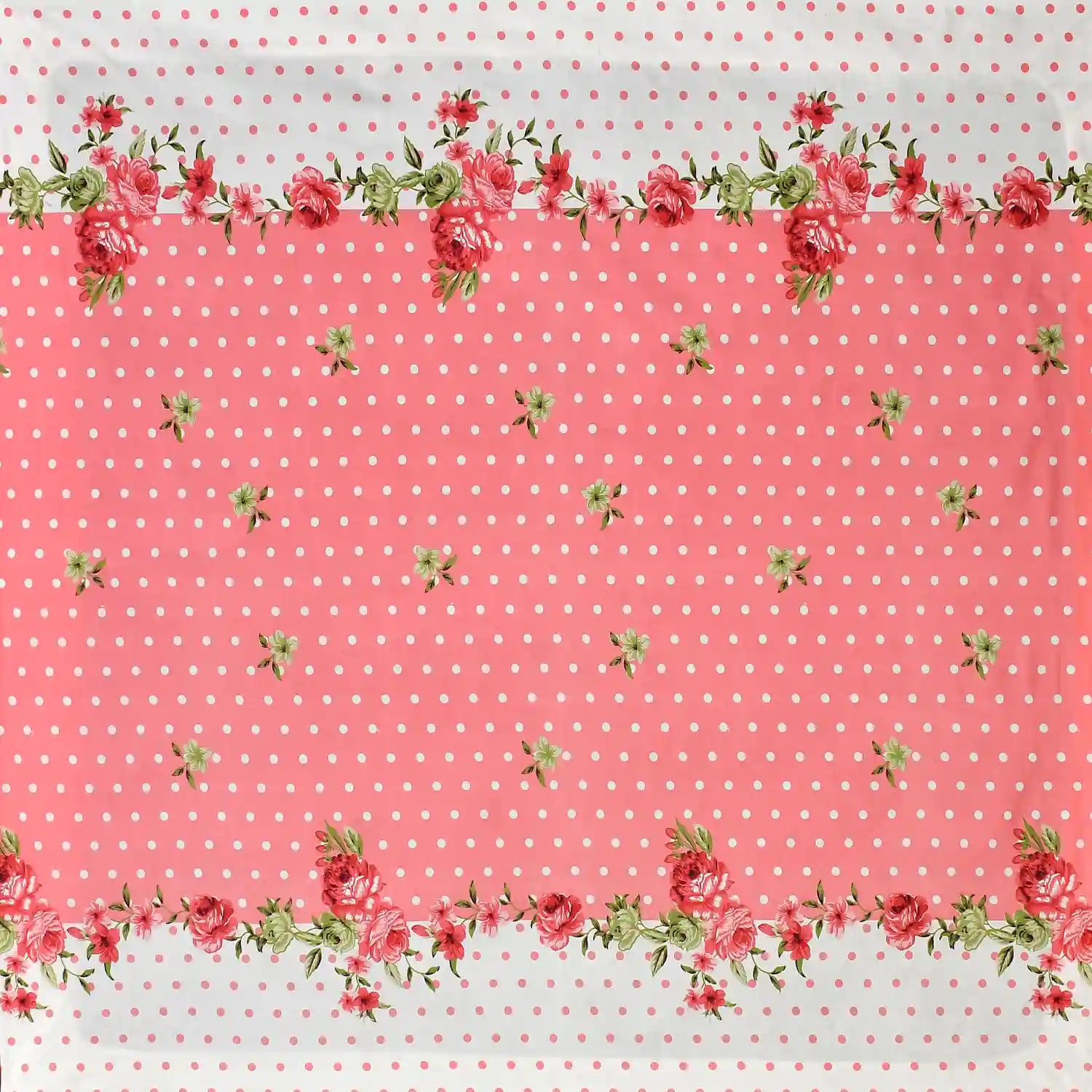 Rose Gardenia - Queen/Double - Fitted Bedsheet (76×72 inches)
