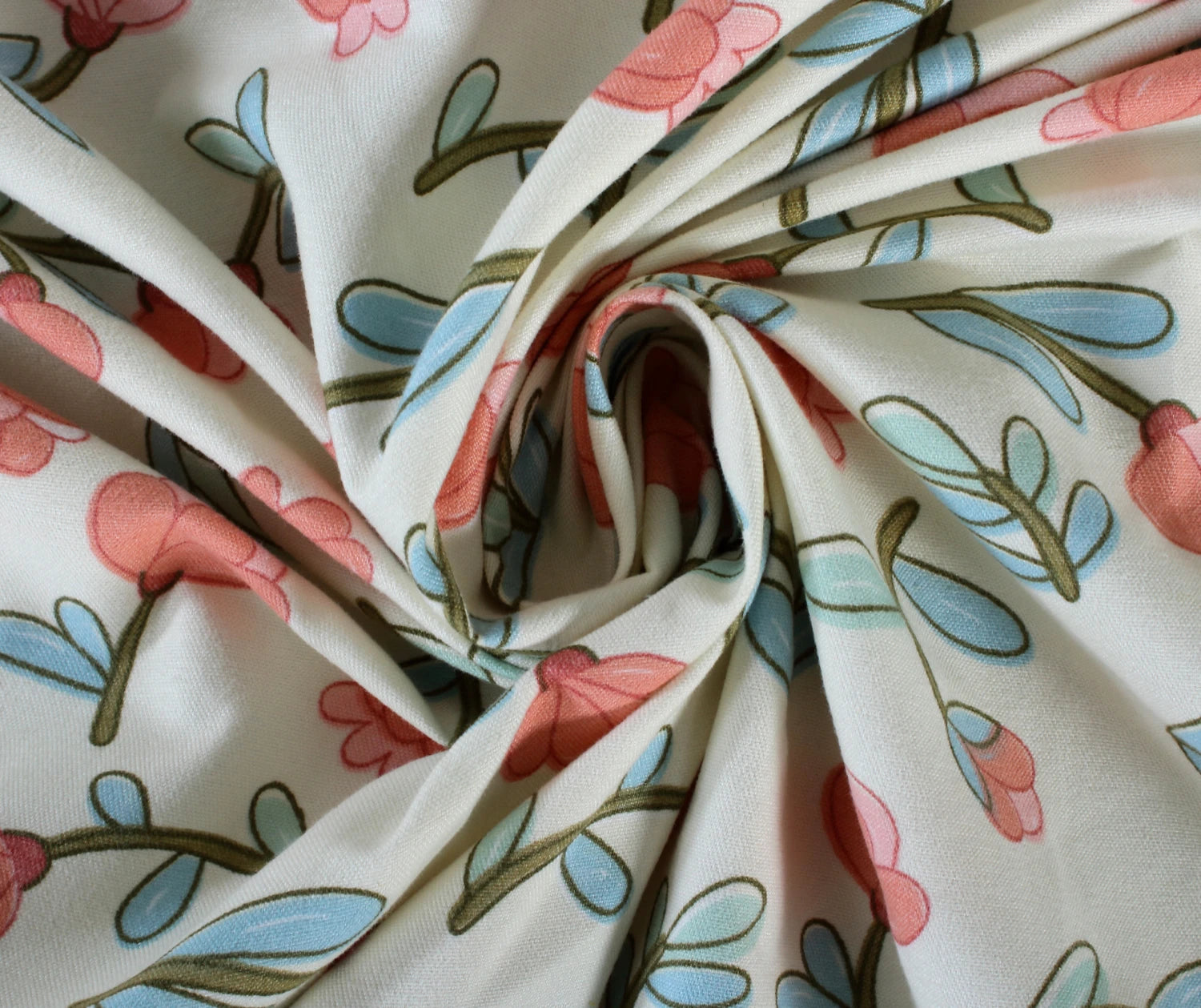 Rosebud - Panel - King Fitted Bedsheet (78×72 inches)