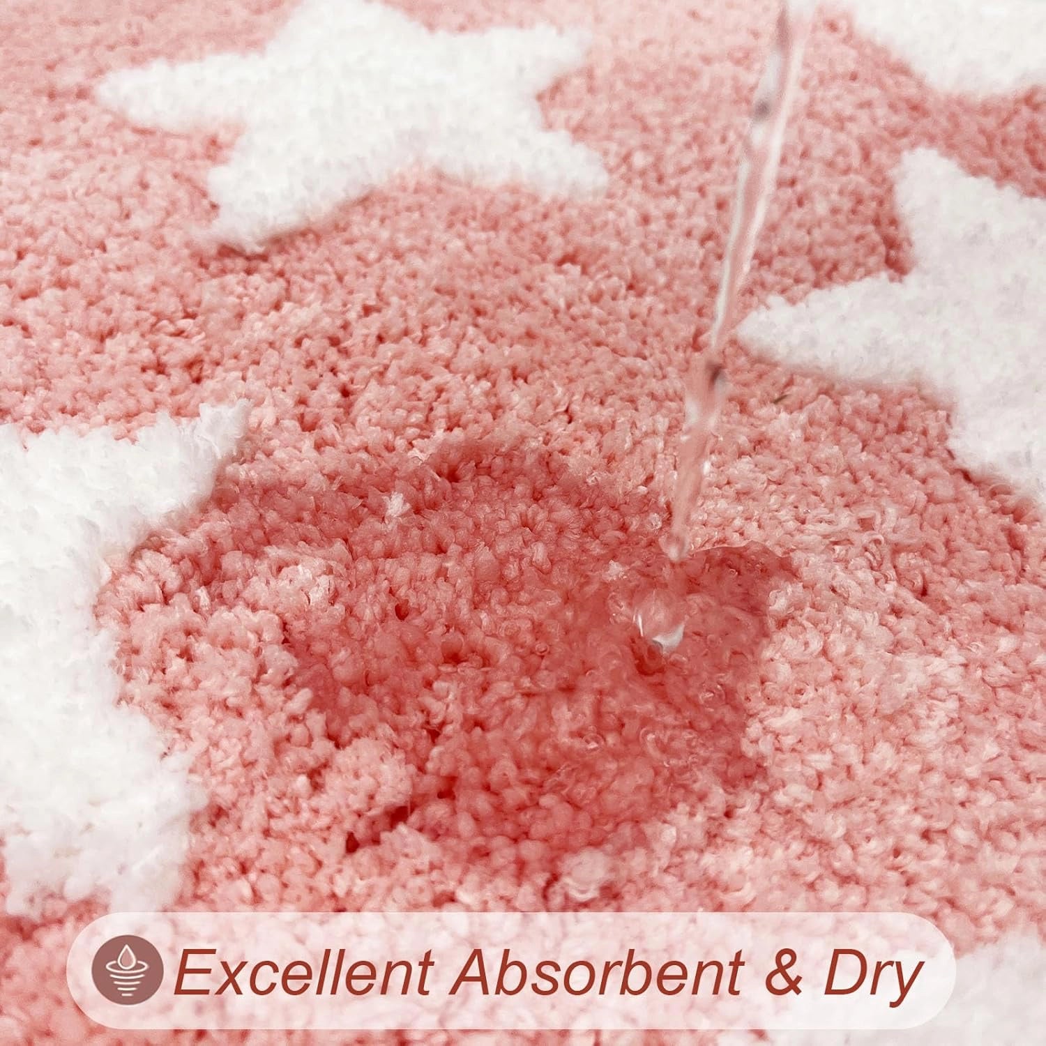 Rosy - Anti-Slip Microfibre Doormat (40x60 cm) - Pack of 1