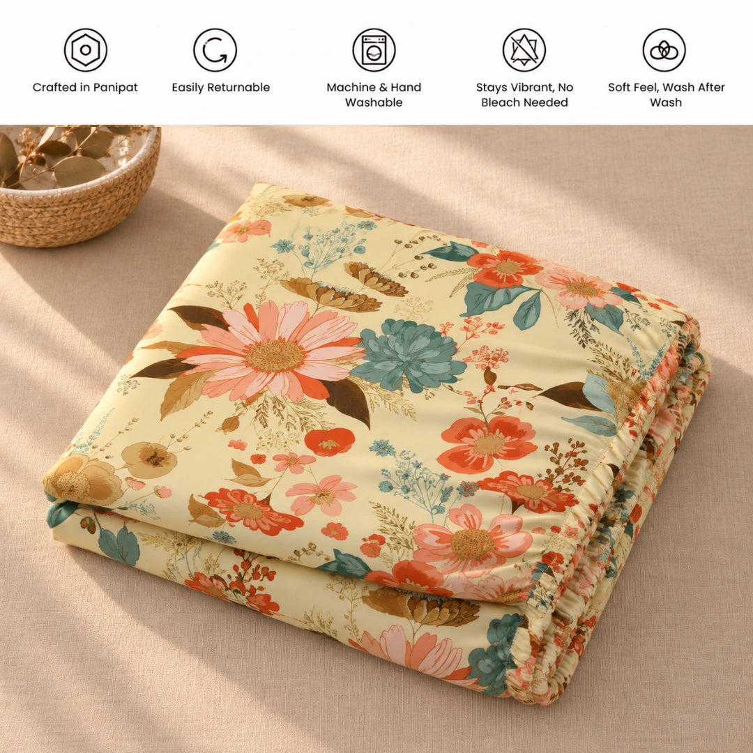 Sandra - King - Fitted Bedsheet (78×72 inches)