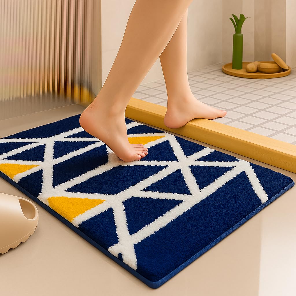 Santorini - Anti-Slip Microfibre Doormat (40x60 cm) - Pack of 1
