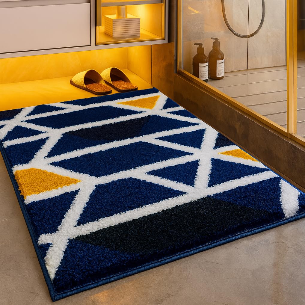 Santorini - Anti-Slip Microfibre Doormat (40x60 cm) - Pack of 1