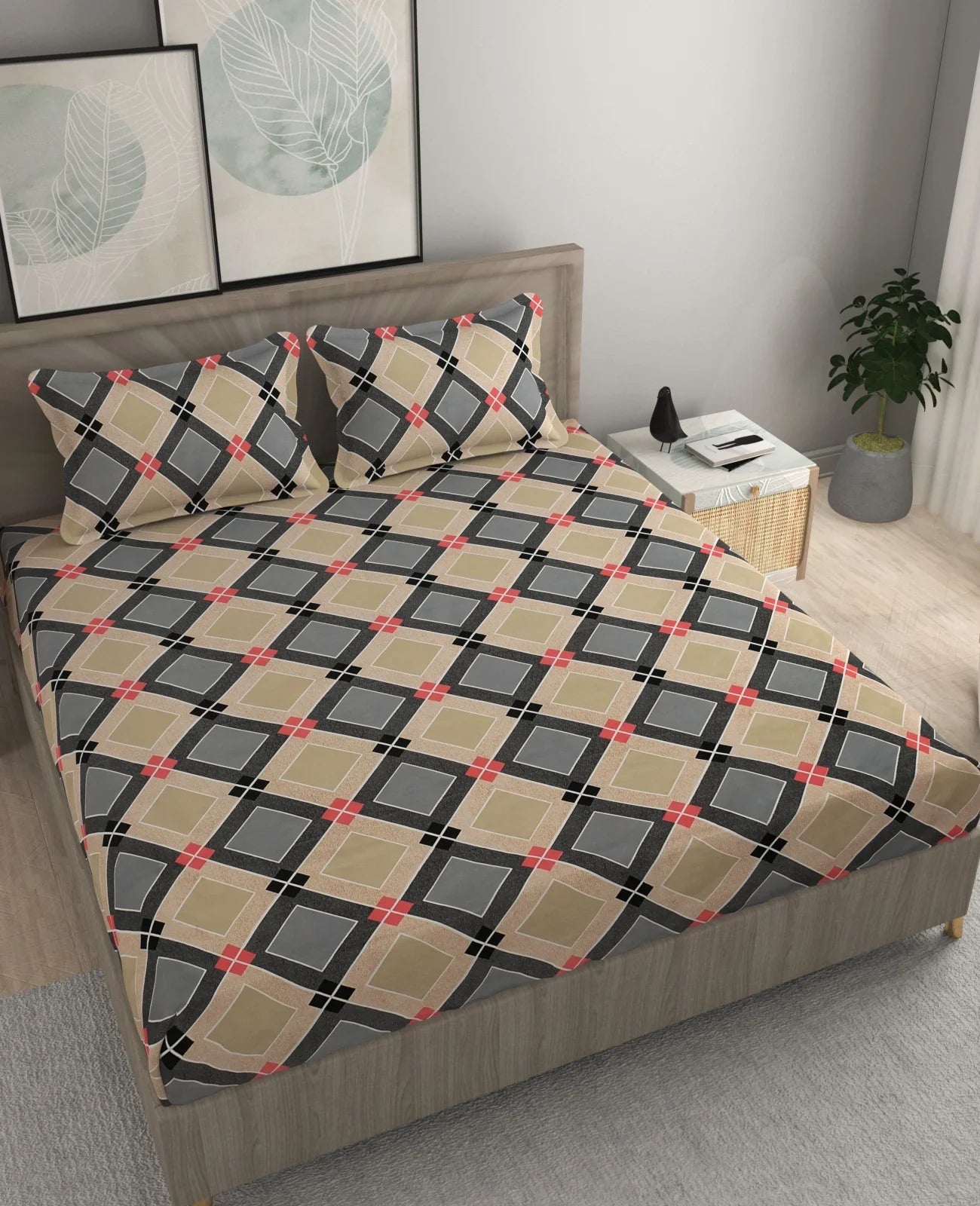 Sapphire - King - Fitted Bedsheet (78×72 inches)