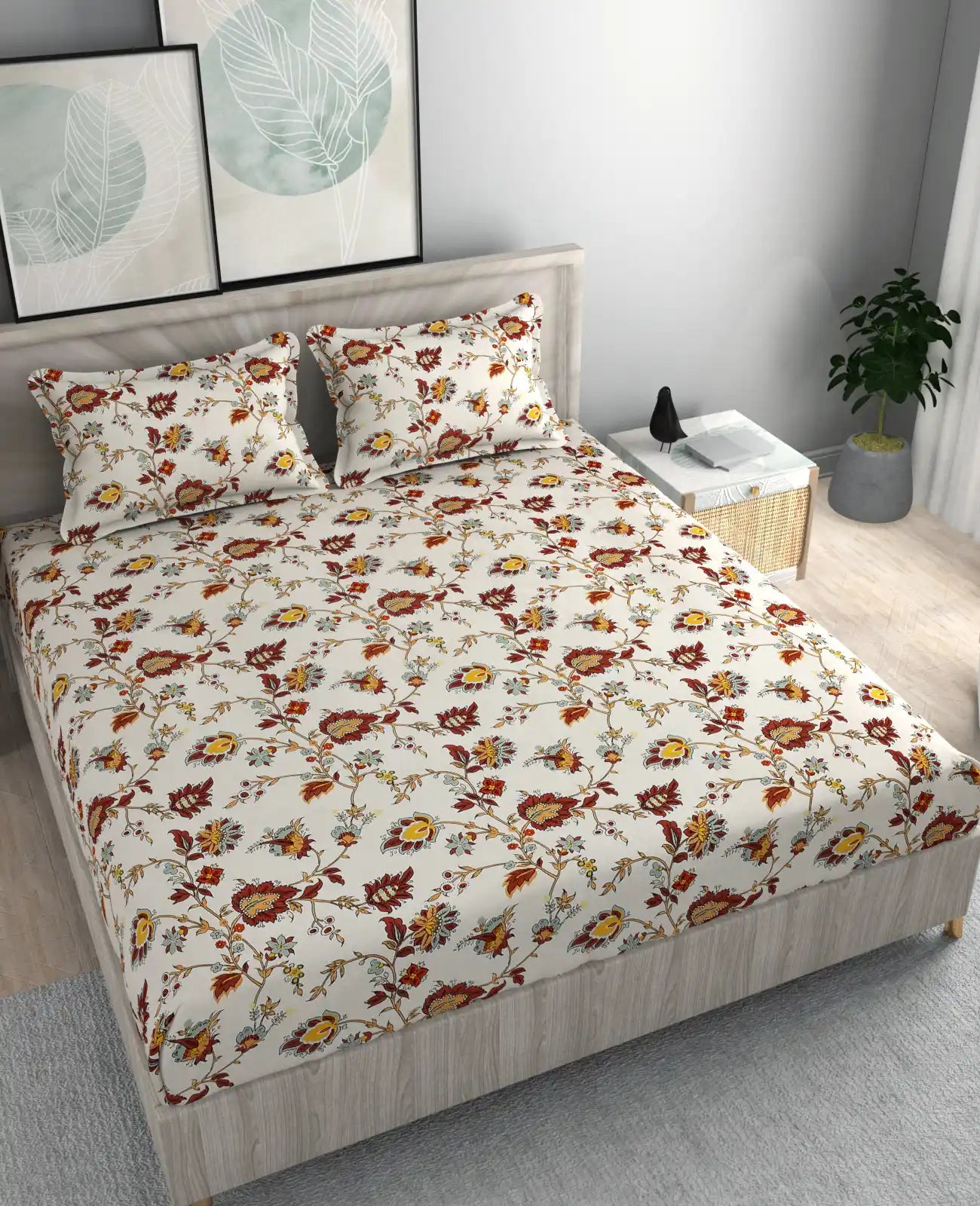 Scarlett - King - Fitted Bedsheet (78×72 inches)