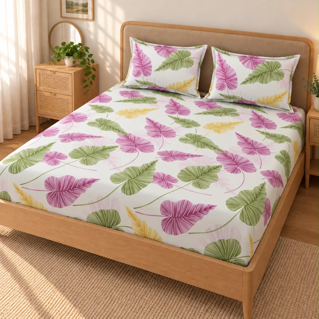 Selena - Queen/Double - Fitted Bedsheet (76×72 inches)