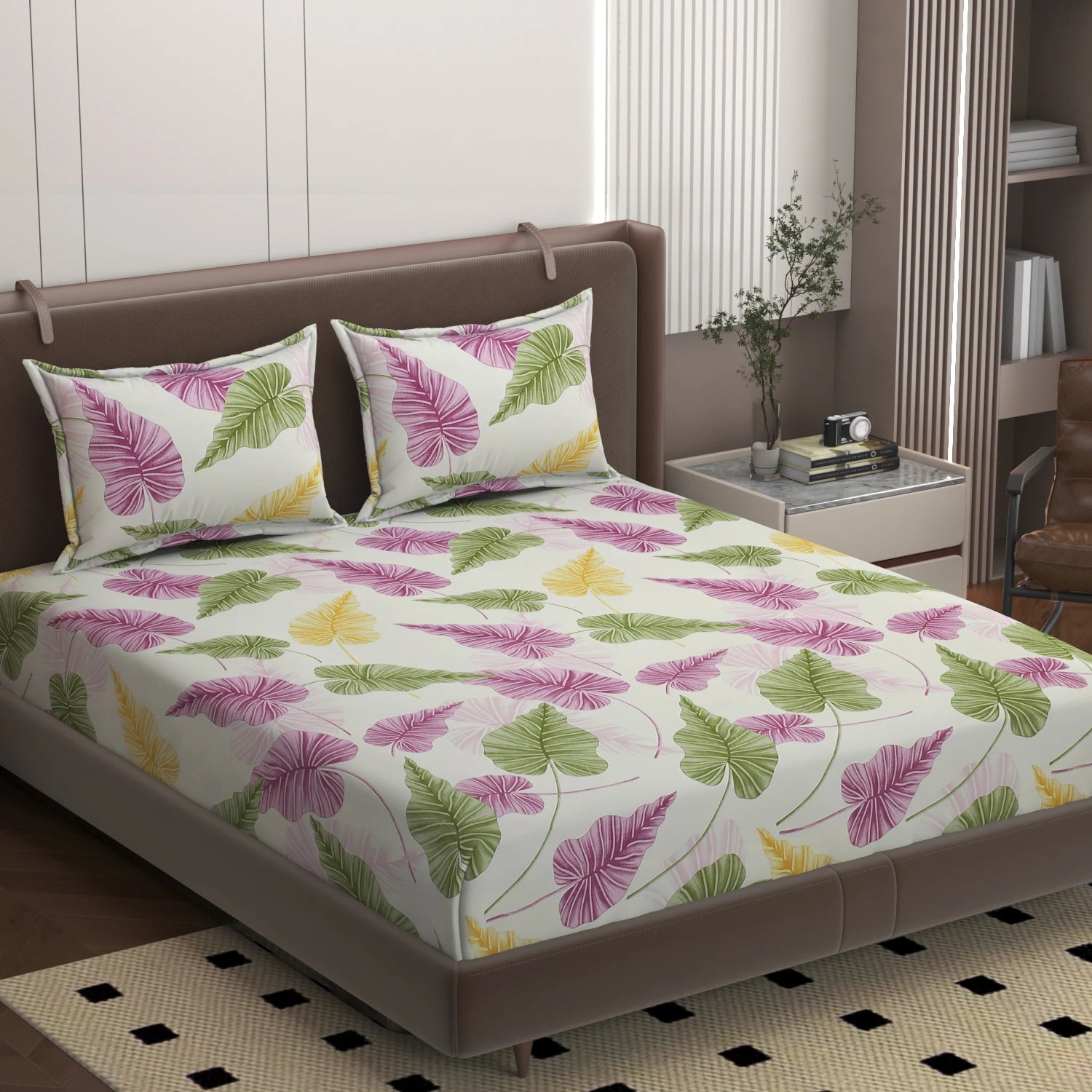 Selena - Queen/Double - Fitted Bedsheet (76×72 inches)