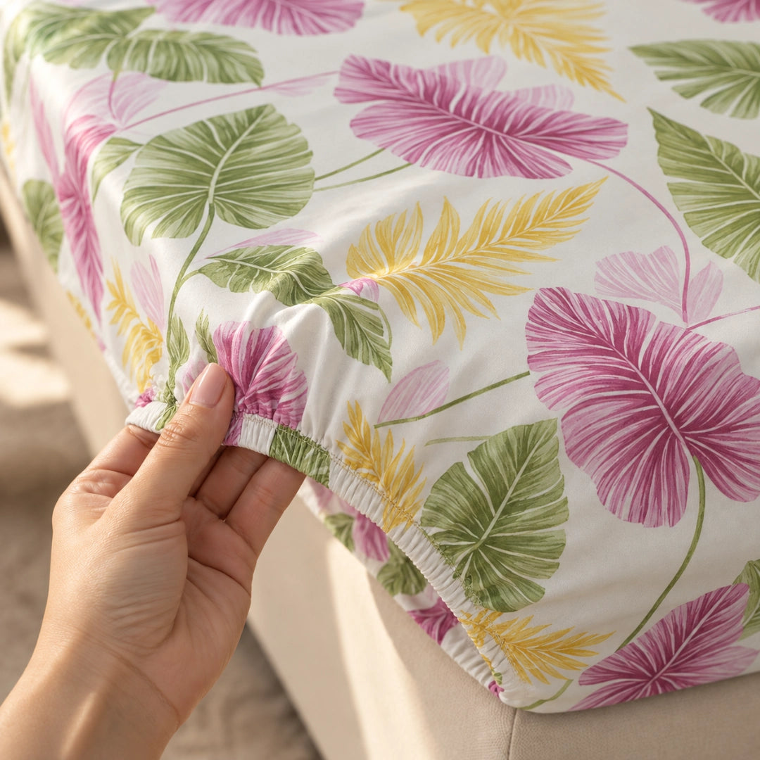 Selena - Queen/Double - Fitted Bedsheet (76×72 inches)