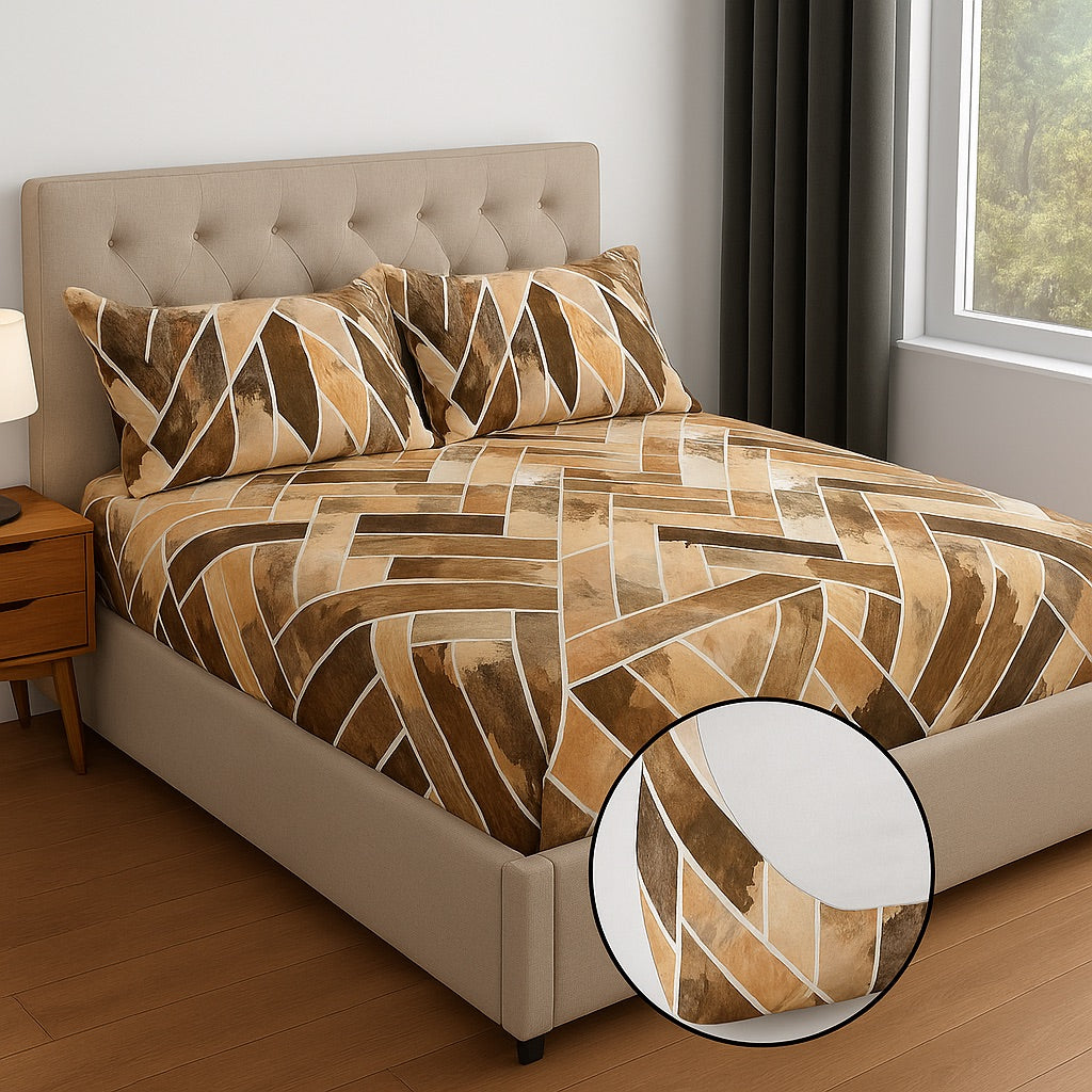 Senna - King - Woollen Fitted Bedsheet (78×72 inches)