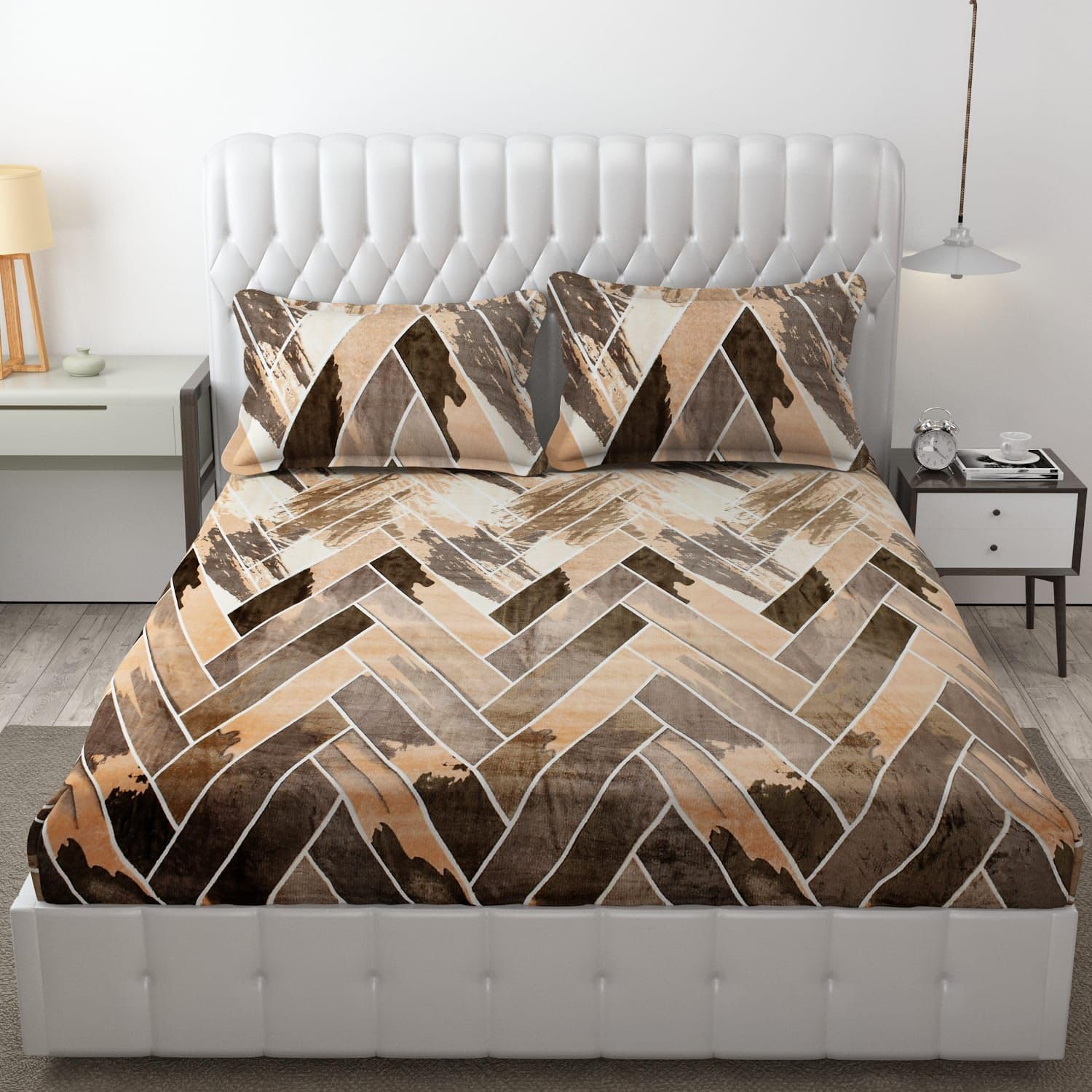 Senna - King - Woollen Fitted Bedsheet (78×72 inches)