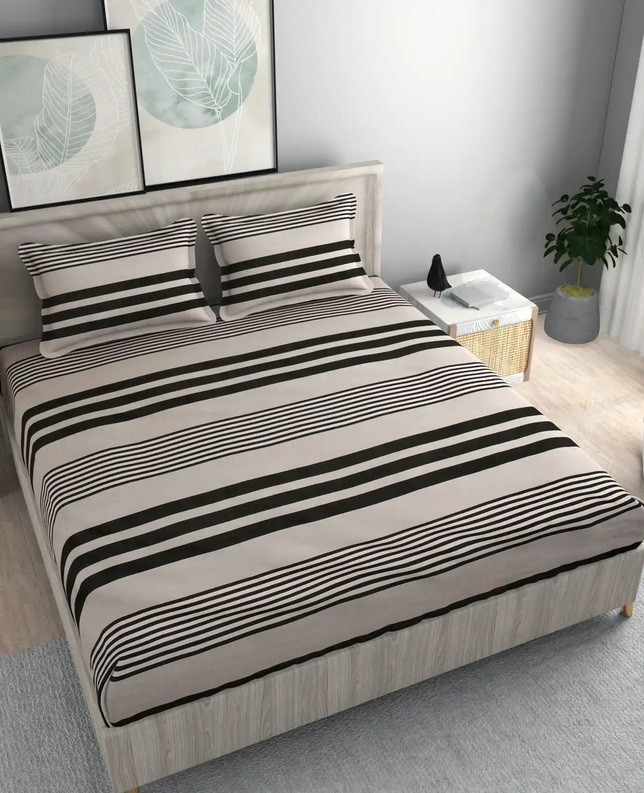 Shadow - King - Fitted Bedsheet (78×72 inches)