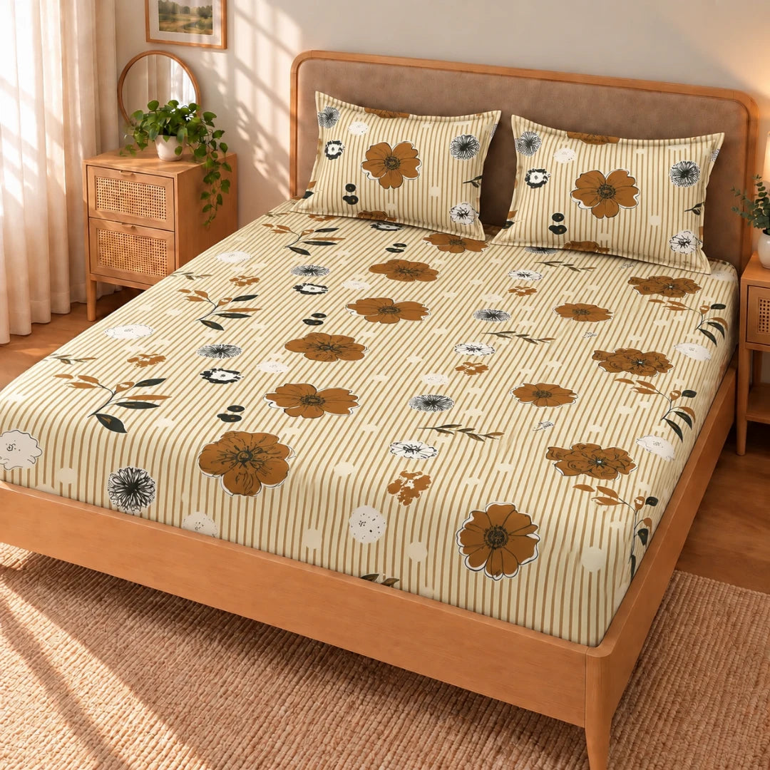 Sinora - King - Fitted Bedsheet (78×72 inches)