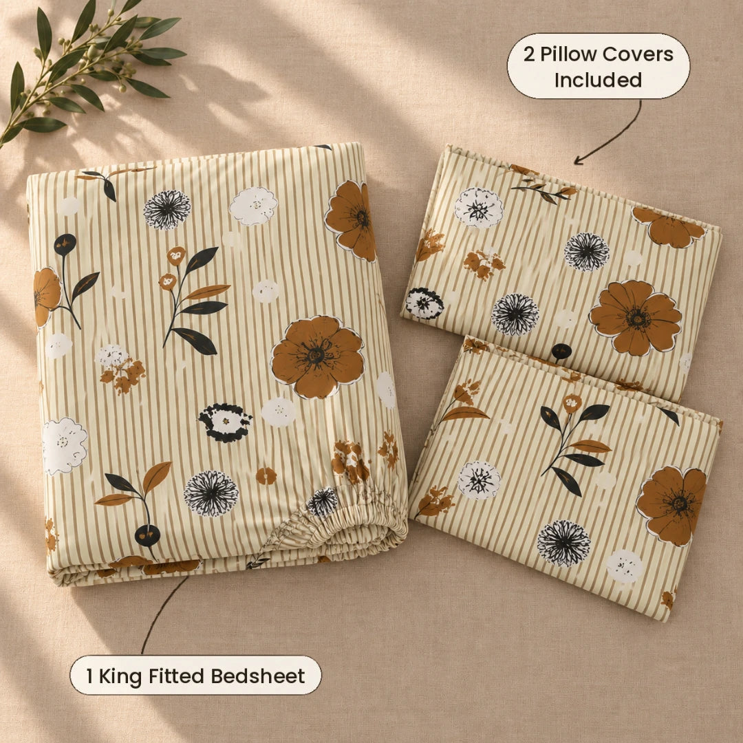 Sinora - King - Fitted Bedsheet (78×72 inches)