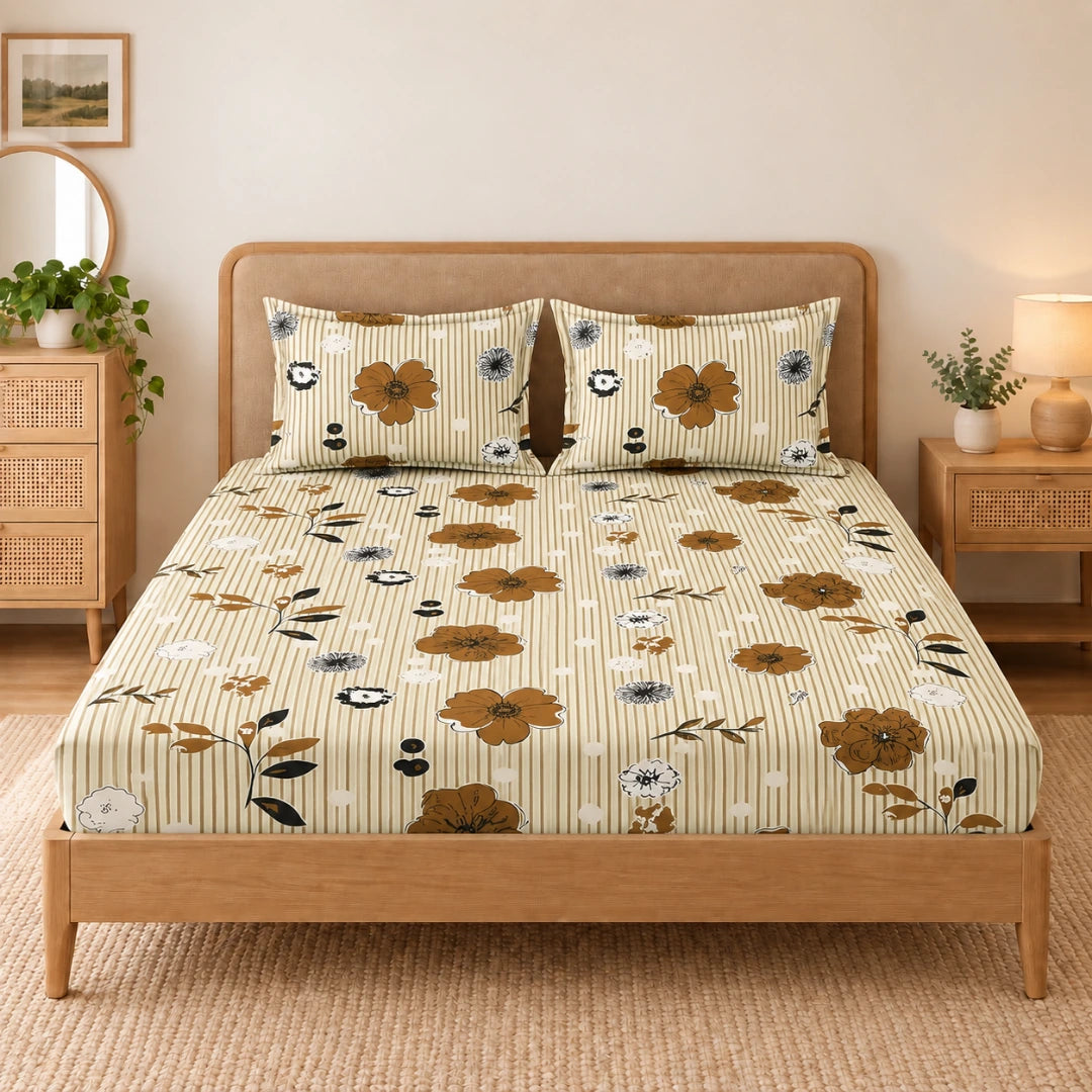 Sinora - King - Fitted Bedsheet (78×72 inches)
