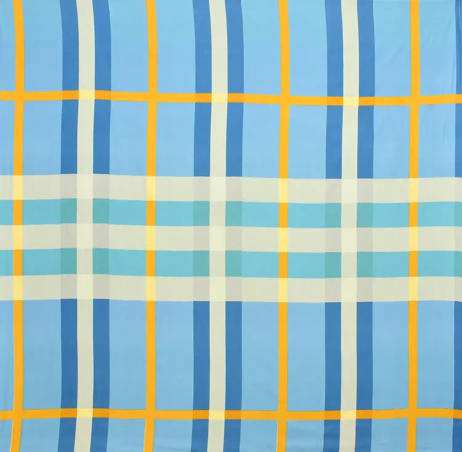 Sky Plaid - Queen/Double - Fitted Bedsheet (76×72 inches)