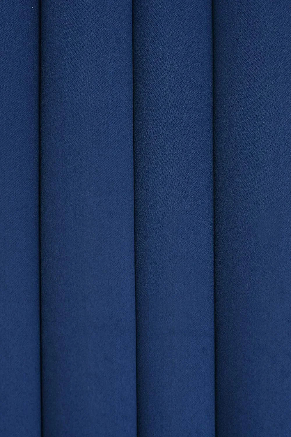 Solid Polyester Curtains - Blue (Set of 2)