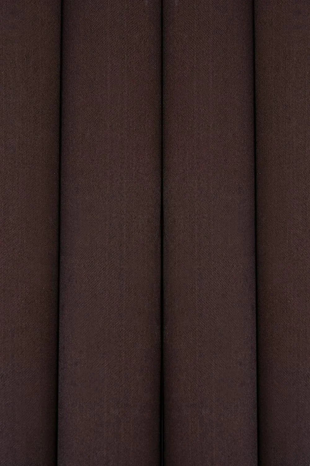 Solid Polyester Curtains - Brown (Set of 2)
