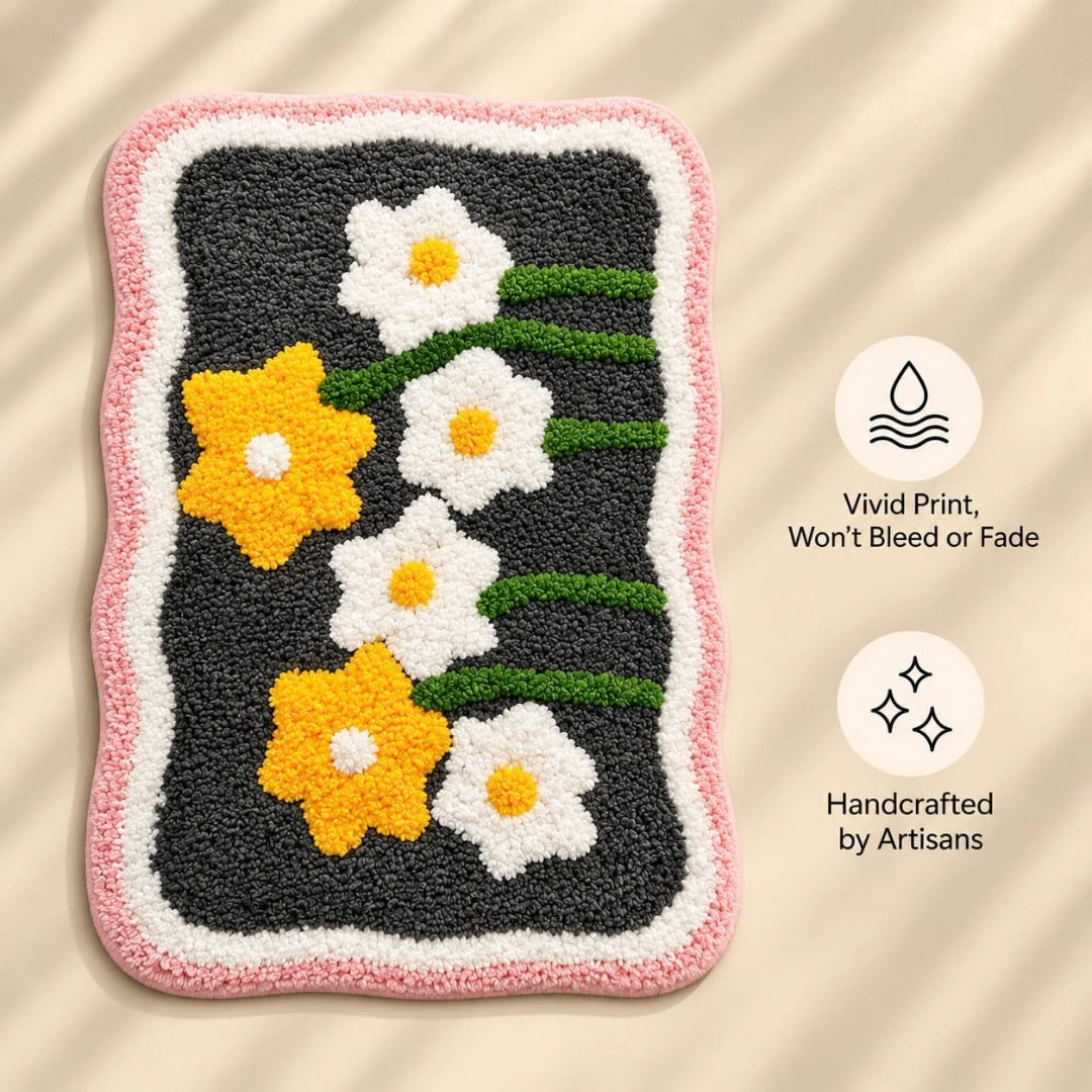 Sunflower - Anti-Slip Microfibre Doormat (40x60 cm) - Pack of 1