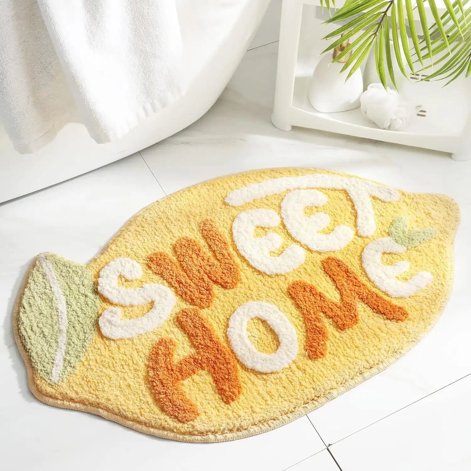 Sweet Home - Anti-Slip Microfibre Doormat (40x60 cm) - Pack of 1