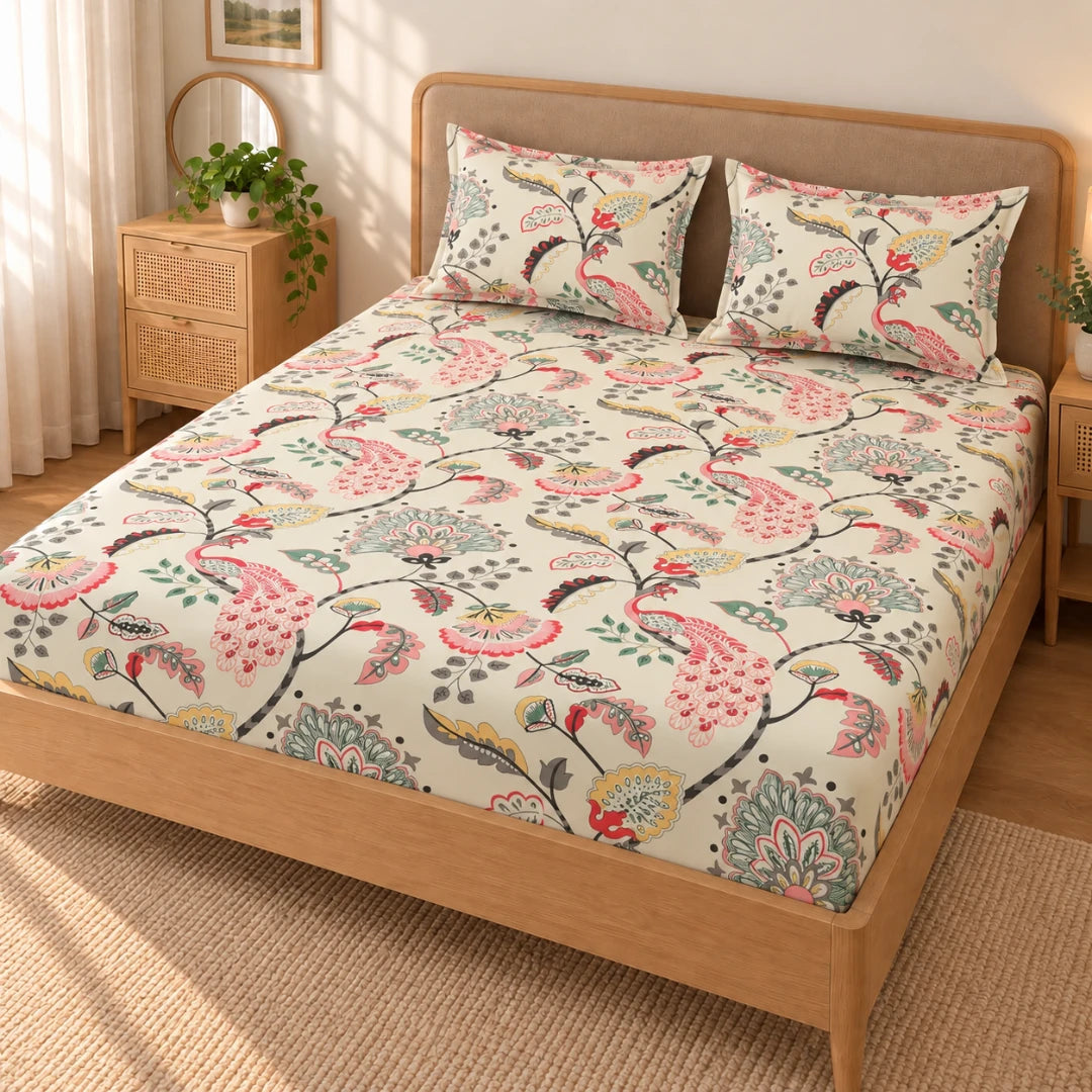 Tropicana - King - Fitted Bedsheet (78×72 inches)