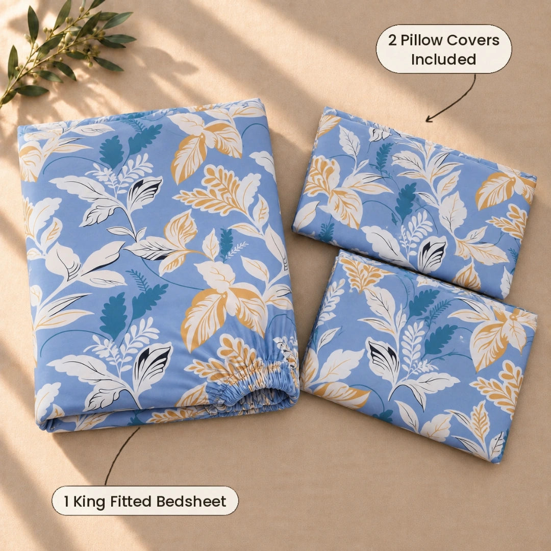 Velora - King - Fitted Bedsheet (78×72 inches)