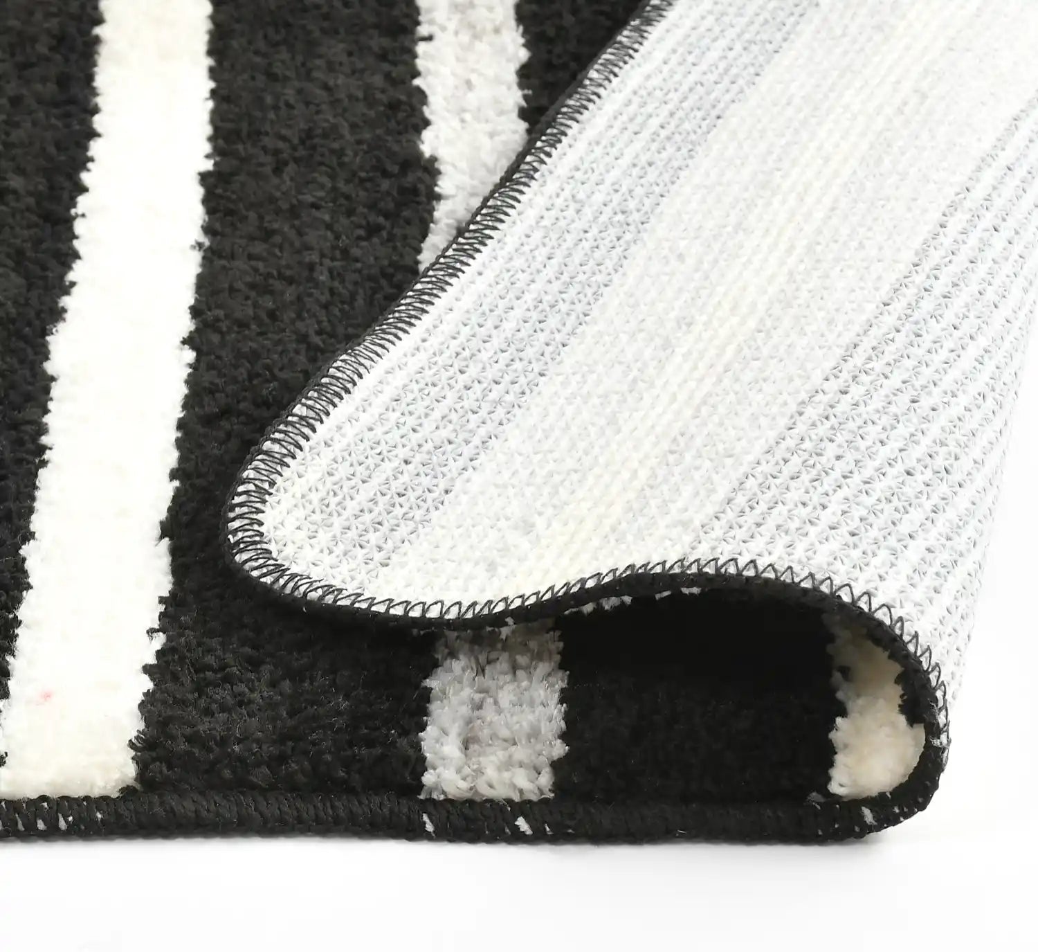 Venice - Black Microfibre Doormat (Pack of 2)