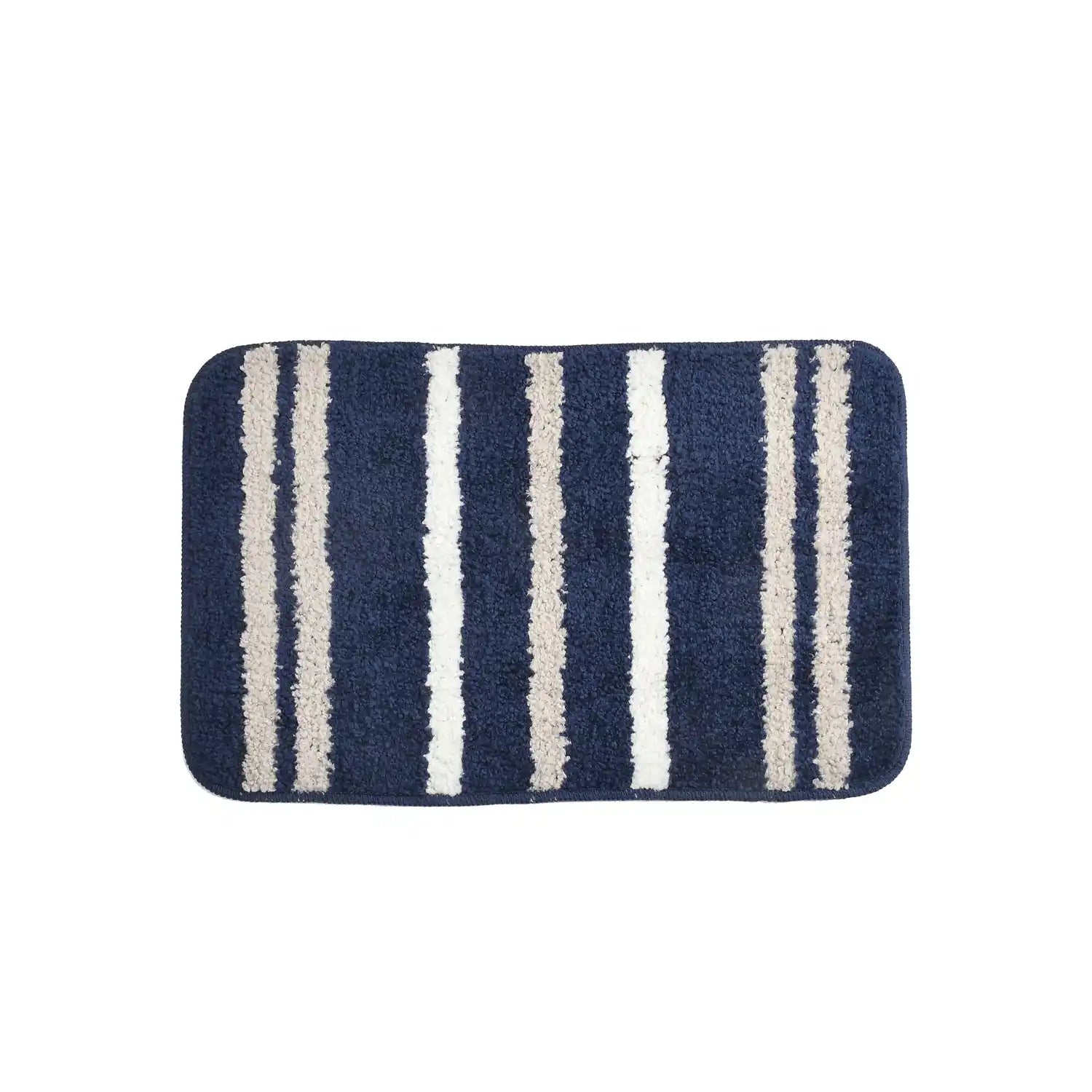 Venice - Royal Blue Microfibre Doormat (Pack of 2)