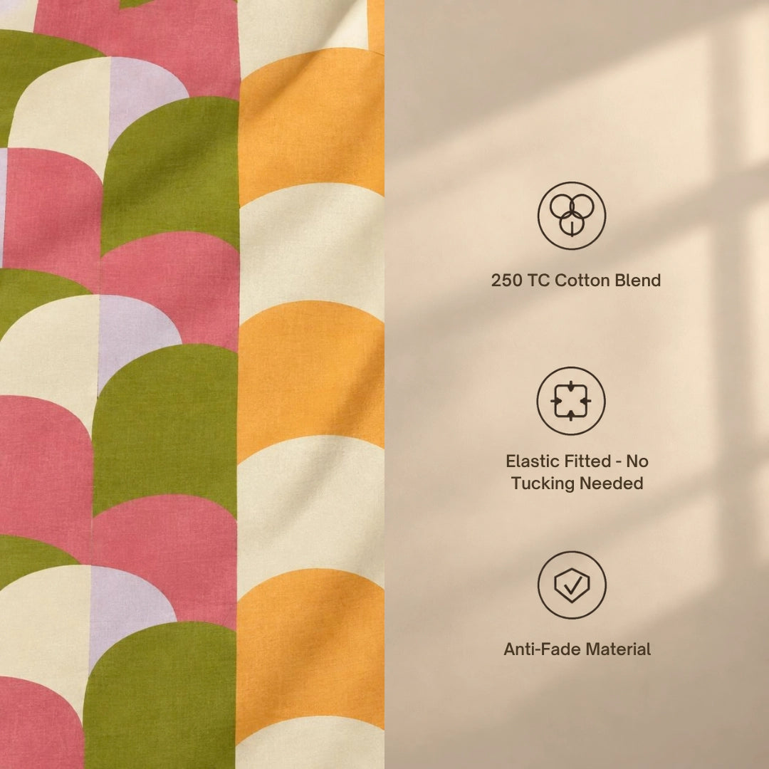 Venice - King - Fitted Bedsheet (78×72 inches)