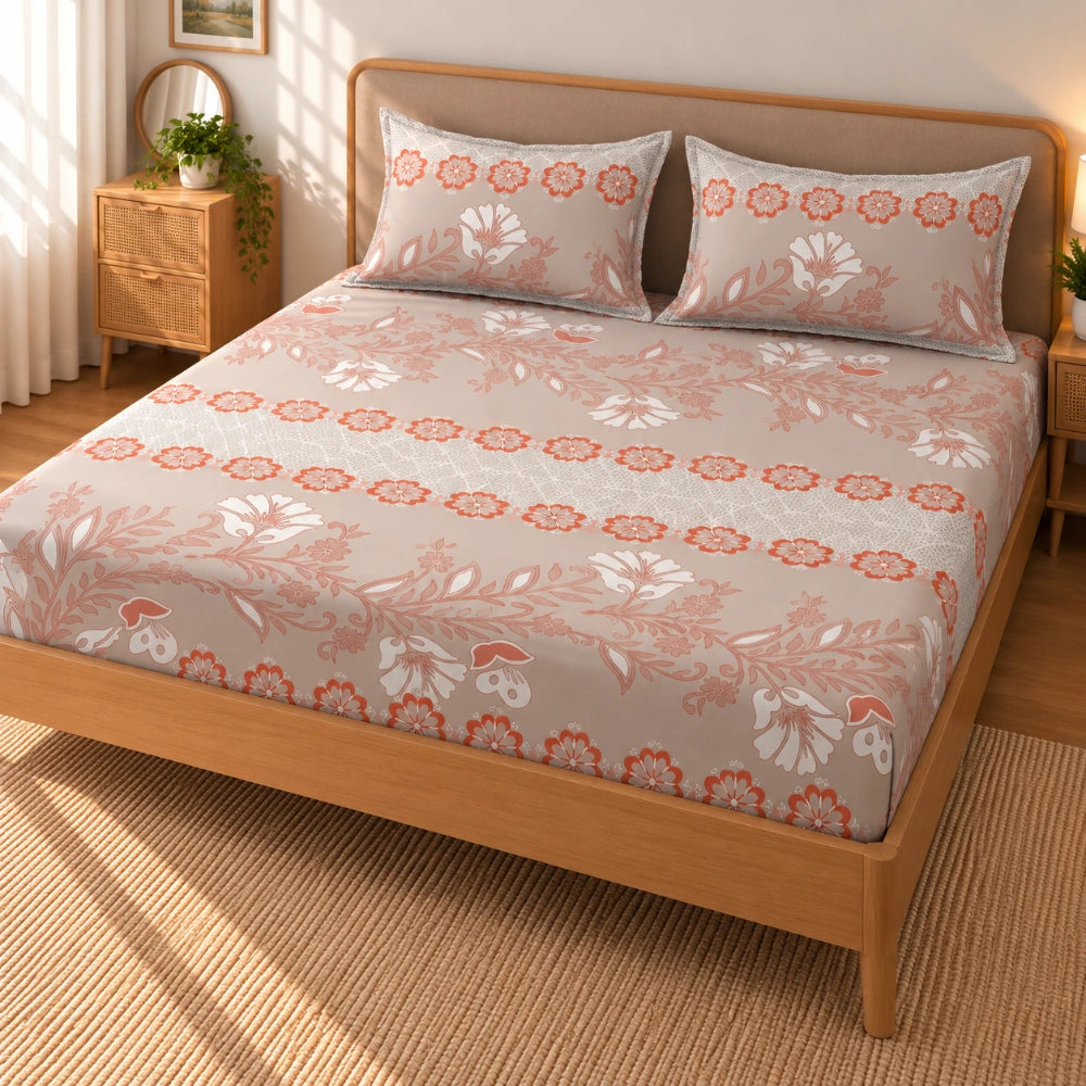 Veronica - King - Fitted Bedsheet (78×72 inches)