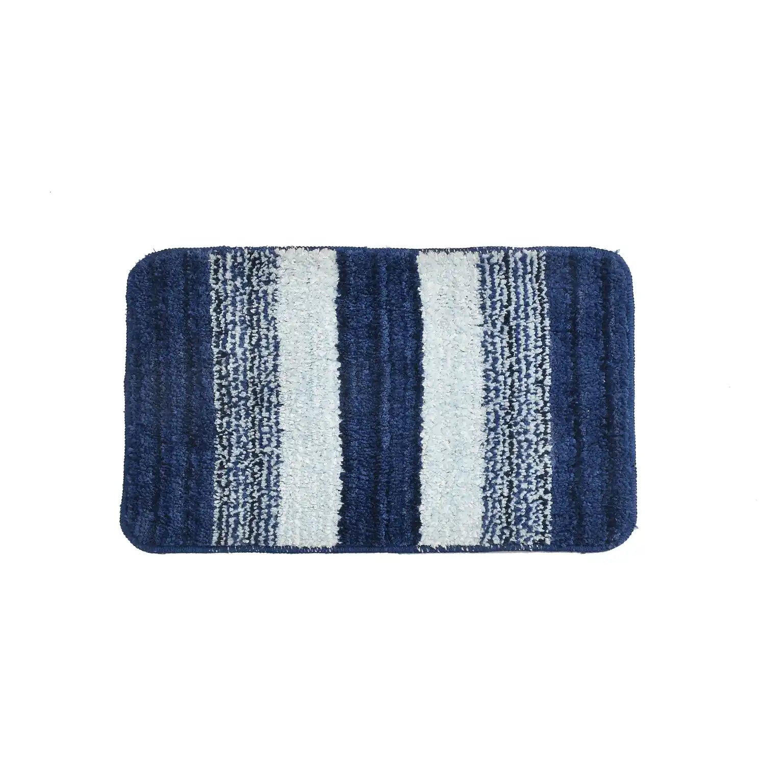 Vertigo - Royal Blue Microfibre Doormat (Pack of 2)