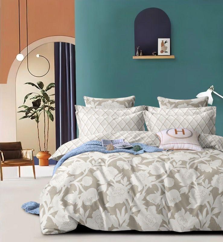 Viva Grey - Queen/Double - Fitted Bedsheet (76×72 inches)