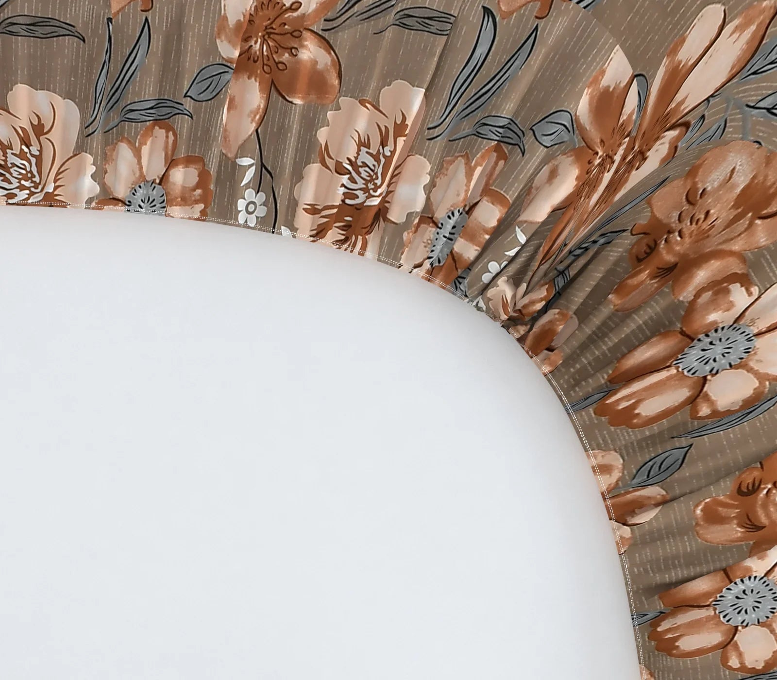 Walnut Lily - King - Fitted Bedsheet (78×72 inches)